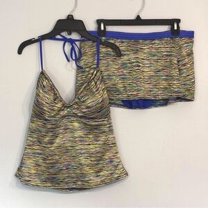 Kenneth Cole Reaction Multicolor Tankini Set
